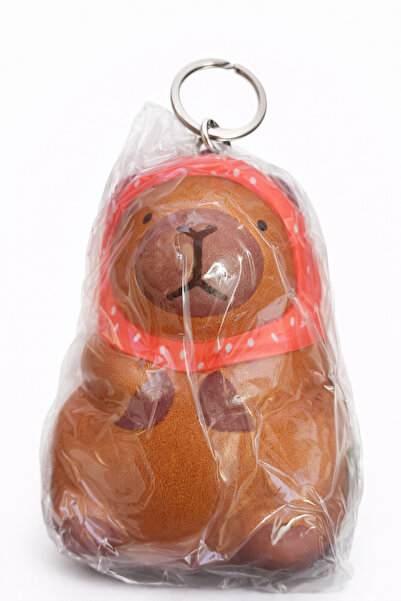 Srctech Breloc și ornament pentru geantă Capybara de dimensiuni mari - 9 CM