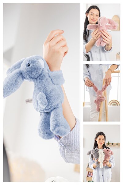 Wellgro Sarılan & Kucaklayan Tavşan Oyuncak Mavi