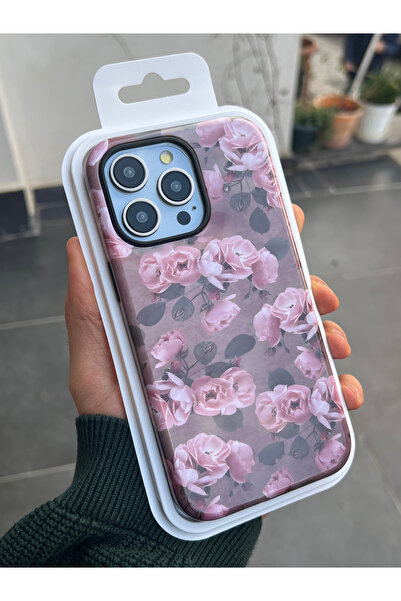 EDELFU متوافق مع iPhone 15 PRO MAX - غطاء متين ذو طبقتين بنمط مميز من الميكا ...