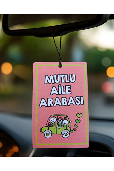 Aura Master Mutlu Aile Arabası Tasarımlı Dekoratif Oto, Ev, Ofis Kokusu Ve Ak...