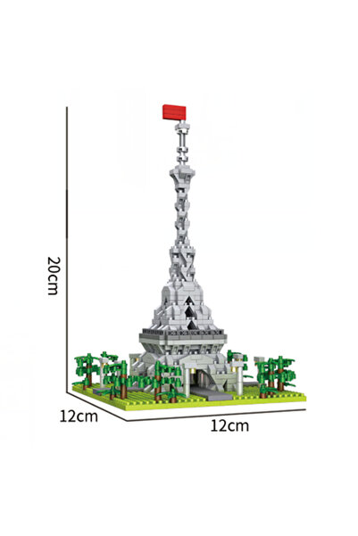 Choice مع صندوق، برج إيفل صغير الحجم، برج إيفل باريس بحجمين، لعبة مكعبات بناء...