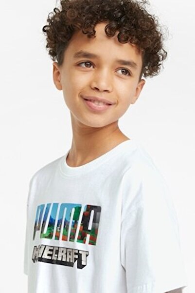 Puma Tricou Croi Relaxat cu imprimeu Minecraft