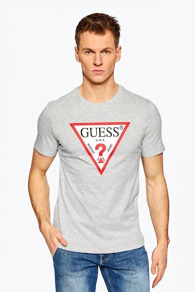 Guess Tricou bărbătesc cu imprimeu cu logo