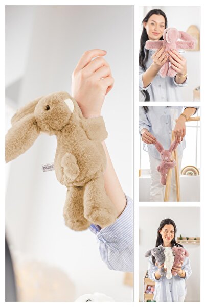 Wellgro Sarılan & Kucaklayan Tavşan Oyuncak Kahverengi