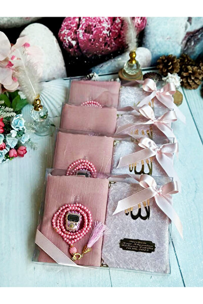 asia collection Hac Umre Hediyesi Yasin,Tülbent,Zikirmatik ,Tesbih Seti 5 ADET