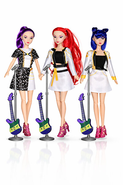 OEM Set de 2 păpuși 32 cm Kpop Demon Hunters / K-pop Demon Hunters - Demon Hu...