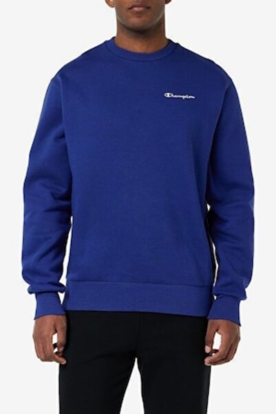Champion Men's Blue Mini Logo Sweatshirt