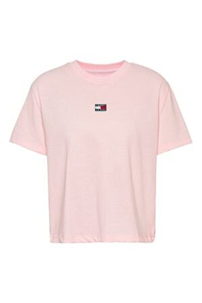 Tommy Jeans Women's T-Shirt with Embroidered Logo Detail