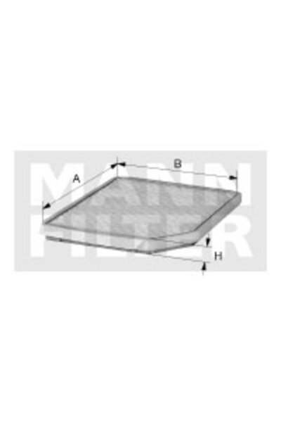 Mann-Filter Φίλτρο, εσωτερικού αέρα FP 26 023/1