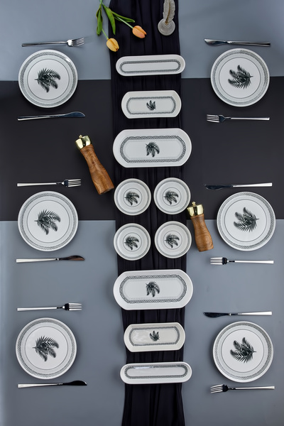 Erbaşlar Zeytin Dalı 16 Parça 6 Kişilik Lüx Kahvaltı Takımı, Kahvaltı Seti