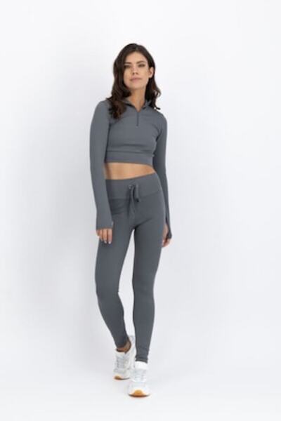 Kings & Clowns Set blouse and leggings for women, Kings & Clowns, Gray, S