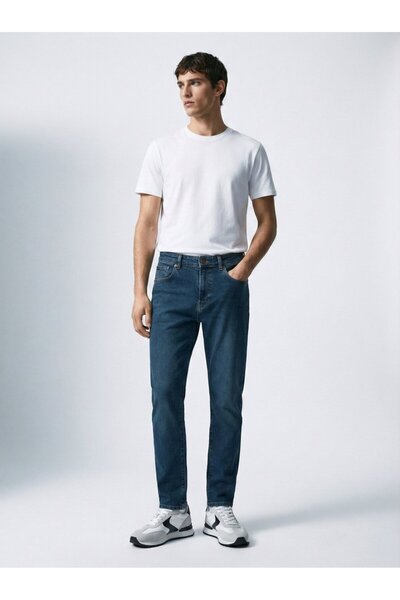 Ltb Renar Slim Leg Mid Waist Mid Indigo Jean Pants