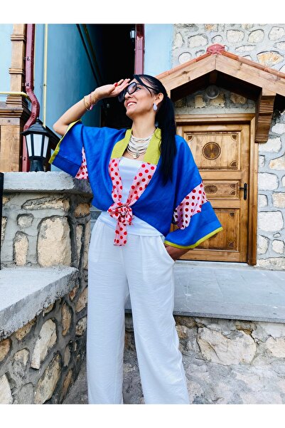 DİVİTİN ham keten tasarım kimono