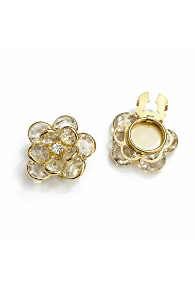 neslyaccessories Button brooch (pair)