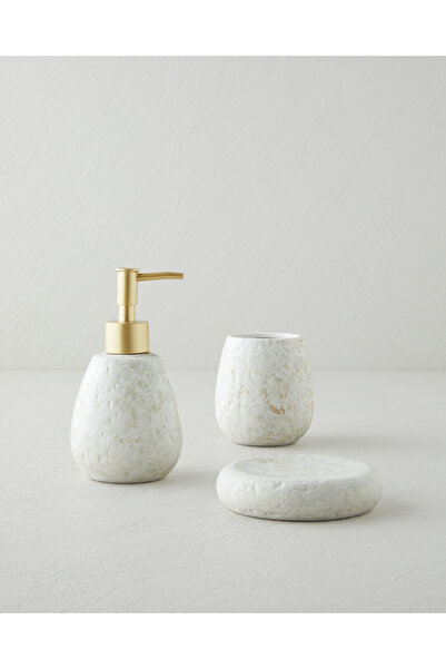 ozbience Şık 16 cm Gri Banyo Seti, Modern ve Kullanışlı Tasarım