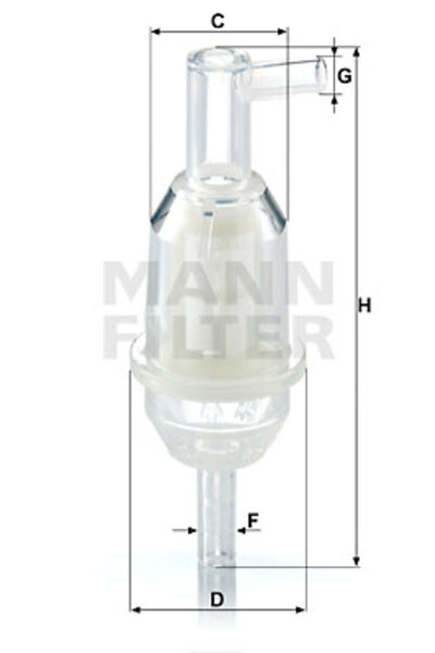 Mann-Filter Fuel filter WK 31/5 (10)