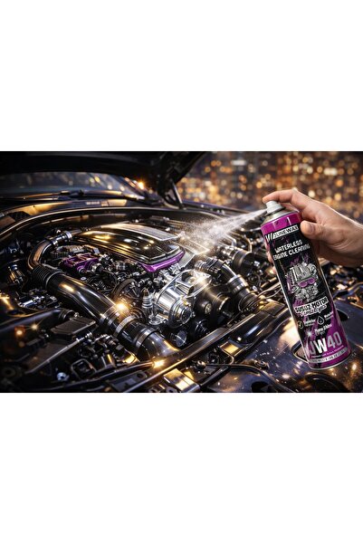 JuneWax JW40 Waterless Susuz Motor Temizleyici Aerosol 600ml