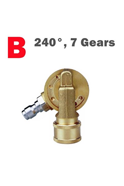 choice2 240 degree 4500 PSI Pivoting Coupler With 1/4" Quick Connection Press...