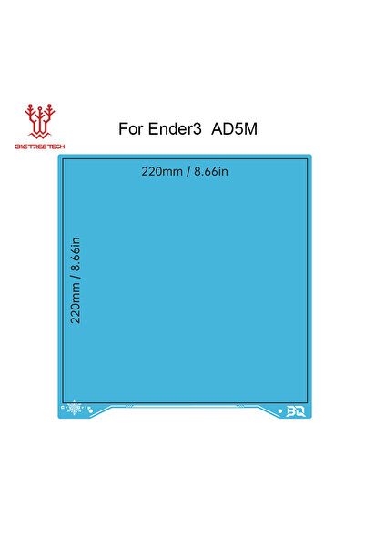 Choice32 لوحة بناء Frostbite BIQU Panda مقاس 220x220 مم، مطلية بطبقة CryoGrip...