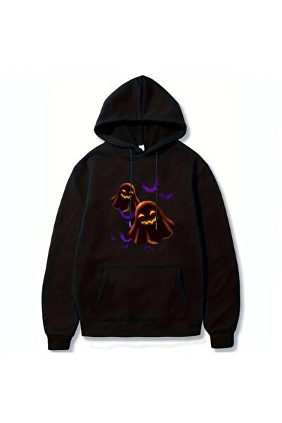 bellanova سويت شيرت أسود للجنسين قصة فضفاضة 3 Thread Shardonlu - جودة ممتازة ...