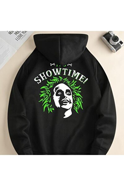 bellanova سويت شيرت أسود للجنسين قصة فضفاضة 3 Thread Shardonlu - جودة ممتازة ...