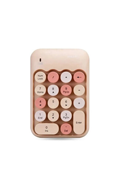 kruxon Mofii X910 Kablosuz Yuvalak Tuşlu Retro Daktilo Numlock Klavye