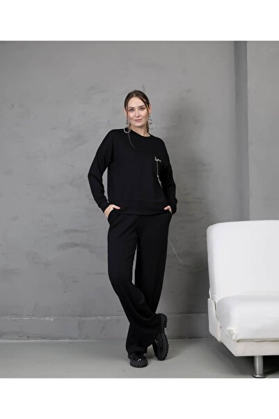 REDMİNA fashion Double Set with Chain Accessories