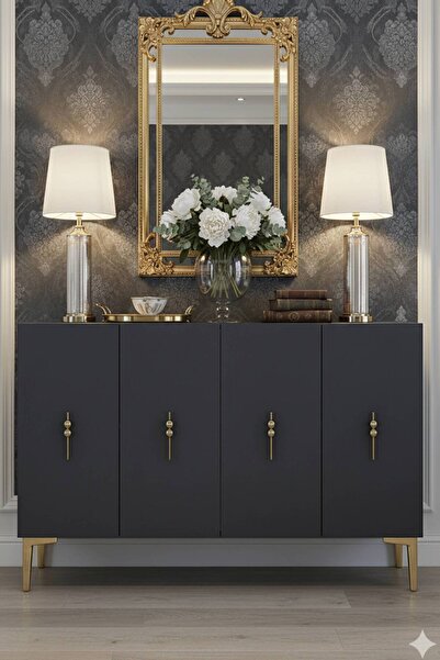 YUMEDİ DESİGN KA1217AG - AYSHE KONSOL ,TV SEHPASI , ÇOK AMAÇLI DOLAP, KAHVE K...