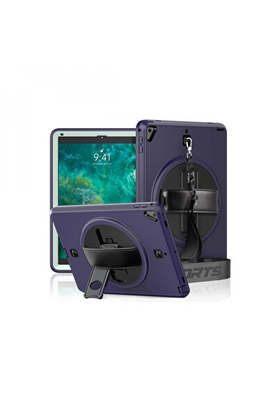 byhodi iPad 5 Air 9.7 Case Strap-C Otterbox Tablet Cover - Navy Blue