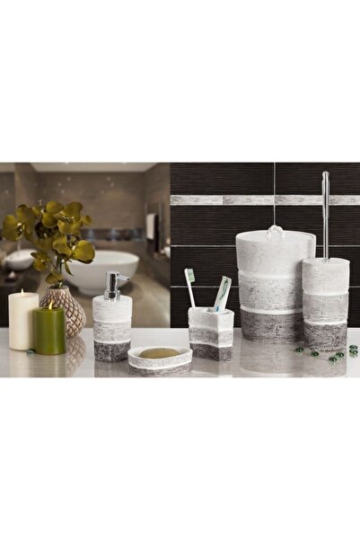 ozbience Renkli 5 Parça Banyo Seti, Şıklık ve Fonksiyon Bir Arada