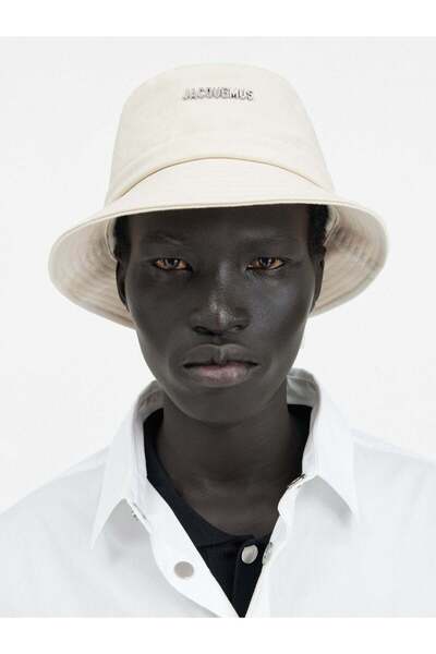 JACQUEMUS Şık ve Konforlu Knotlu Pamuk Bere Ayarlanabilir Çekiş Kordonu ile