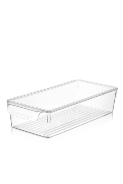 Soft Chef Transparent Organizer with Lid for Refrigerator & Storage Box Organizer