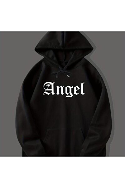 COZYWEAR سويت شيرت أسود للجنسين قصة فضفاضة 3 Thread Shardonlu - جودة ممتازة م...