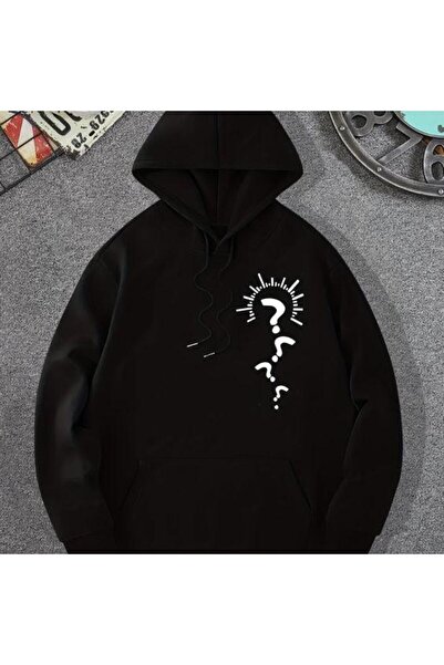 bellanova سويت شيرت أسود للجنسين قصة فضفاضة 3 Thread Shardonlu - جودة ممتازة ...