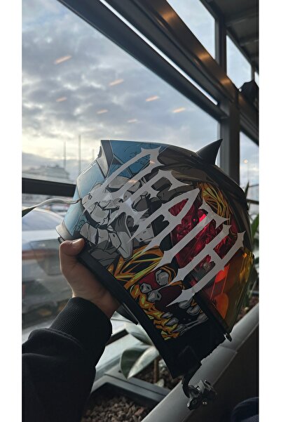 ARONA Death Kask Stixker Beyaz Tek Yön 1 Adet