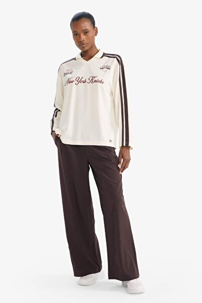 DeFacto NBA Chıcago Bulls Wıde Leg Dokuma Pantolon F8239AX26SP