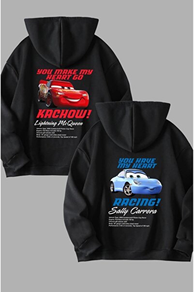 Marco Fresco Dear Kombini Mcqueen and Sally Printed Hooded Sweatshirt Set