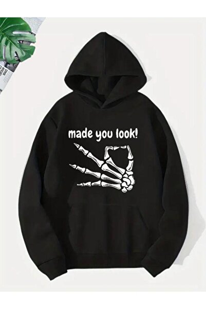 bellanova سويت شيرت أسود للجنسين قصة فضفاضة 3 Thread Shardonlu - جودة ممتازة ...