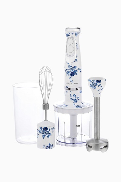 Laura Ashley China Rose 4’ü 1 Arada 500W Elektrikli El Blenderi, Paslanmaz Çe...