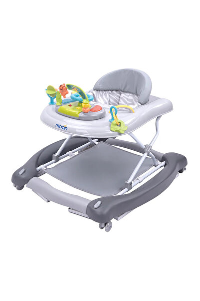 Moon Crusie 4'ü 1 Arada Yürüteç 6-18 Ay Bebekler İçin Çok Fonksiyonlu Destek