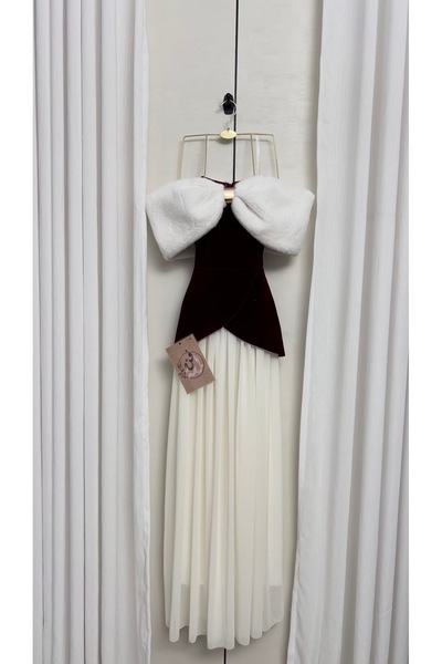 Pure Drsses Soft velvet fur dress