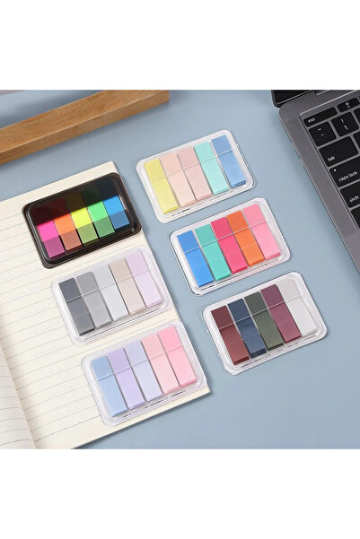 Choice10 علبة من 6 قطع من علامات الفهرسة الفلورية الشفافة لتصنيف الحيوانات ال...