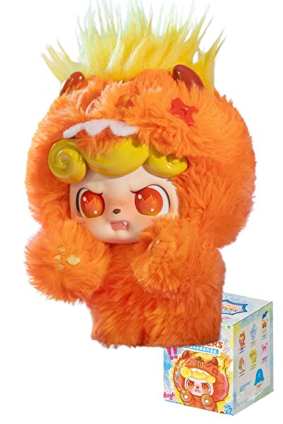 Pokkito Păpușă de pluș cu breloc, Figurină de Jucărie, Blind Box, qKID - Emot...