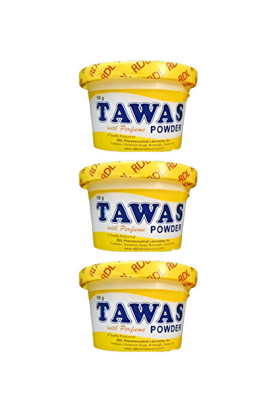 RDL 3 pieces of Tawas Deodorant Powder, 50 grams each