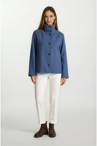 Spazio Rowlands Dik Yaka Flota Cepli Kap İNDİGO