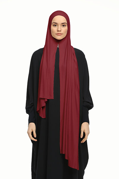 Mesa Charm Kadın Lüks Penye Hazır Şal Pratik Baş Geçmeli İğnesiz Tak Çıkar Yu...