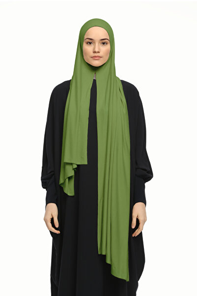 Mesa Charm Kadın Lüks Penye Hazır Şal Pratik Baş Geçmeli İğnesiz Tak Çıkar Yu...