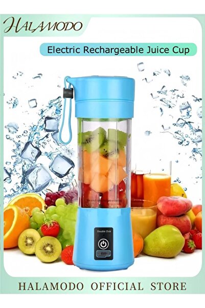 HALAMODO Generic Mini Portable High Power USB Rechargeable Juice Cup Blender ...