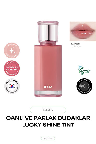 BBIA Gün Boyu Kalıcı Işıltılı Ve Parlak Kore Tint Lucky Shine Tint