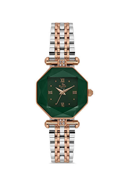 Platin Pierre Hds-Pl-1203La-E10 Kesme Glass Women's Wristwatch